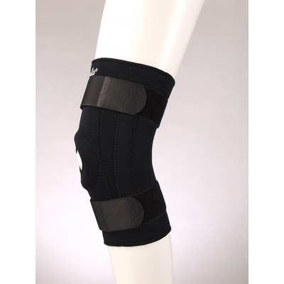 F 1291 Ортез коленного сустава неразъемный с пластинами /M/ черный